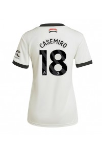 Fotbalové Dres Manchester United Casemiro #18 Dámské Třetí Oblečení 2024-25 Krátký Rukáv